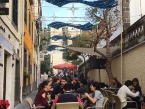 Ponta do Sol main street cafes