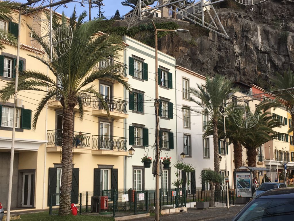 Ponta do Sol seashore buildings