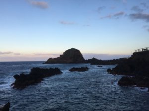 Porto Moniz volcanic rocks shoreline