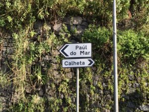 Road signs in Madeira