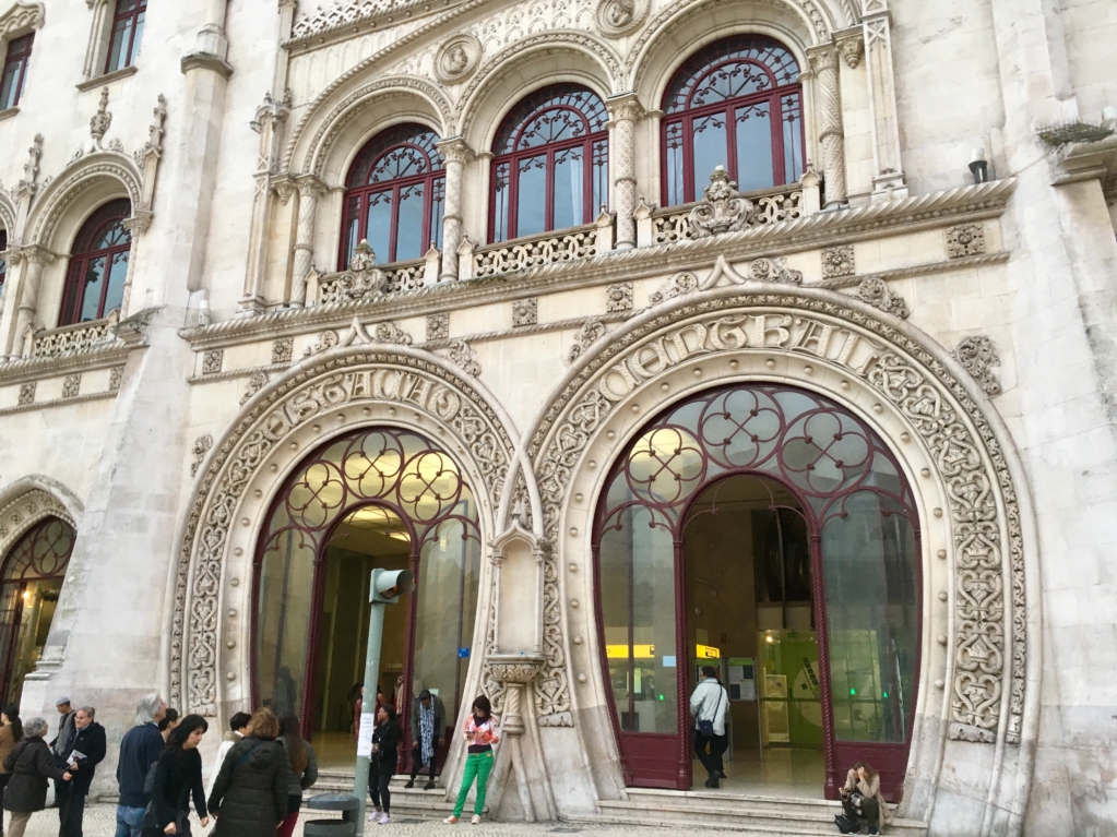 Lisbon train station Rossio Lisbon train station Rossio