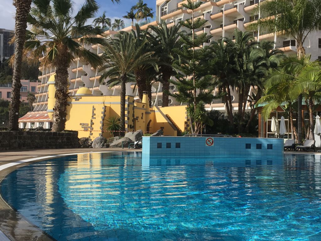 Royal Savoy Funchal pool area and castle