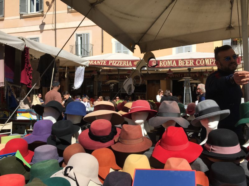 Campo dei Fiori, Rome Campo dei Fiori hat stall, Rome