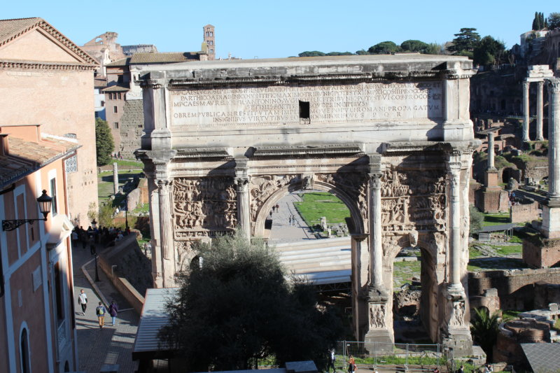 Forum Romanum, Rome Forum Romanum arch, Rome