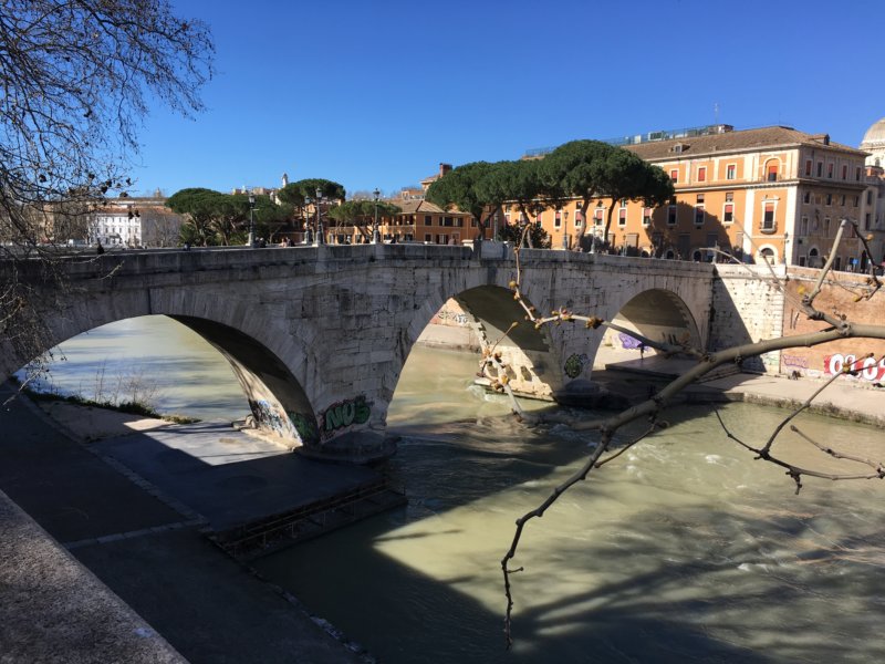 Tiber bridge, Rome Tiber bridge, Rome