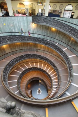 Vatican Museum stairs, Rome