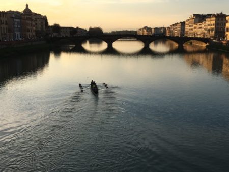 Canoeing on River Arno