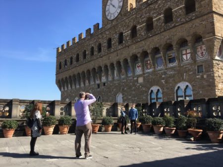 Palazzo Vecchio from Uffici roof terrace