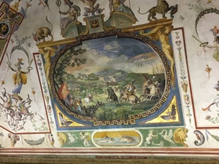 Uffici ceiling painting Florence
