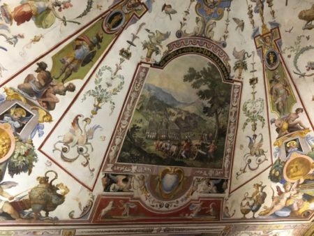 Uffici ceiling painting Florence
