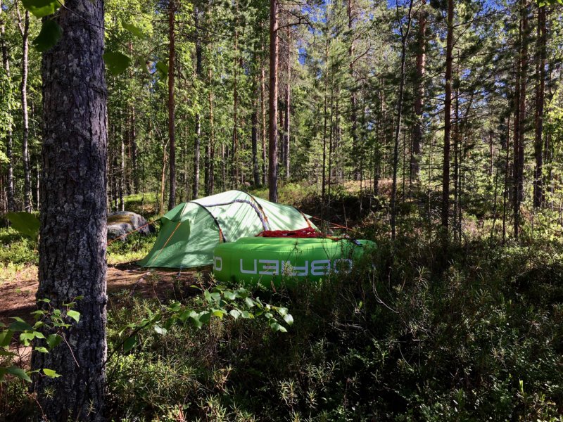 Camping in Southern Konnevesi National Park Camping in Southern Konnevesi National Park