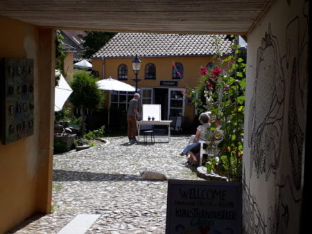 Aalborg gamle by courtyard
