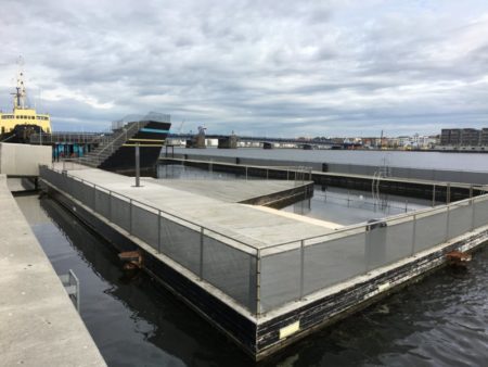 Aalborg harbor pool and Limfjorden