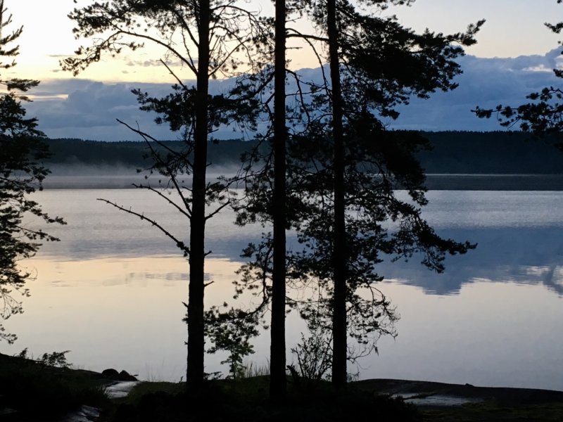 Blue moment after sunset, Finland