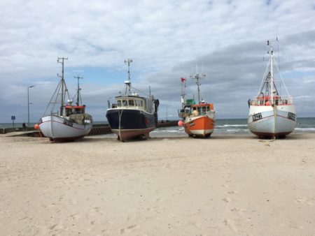 Lokken fishing boats, North Jutland
