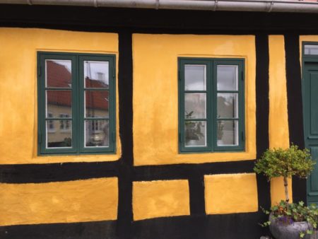 Saeby old town house wall