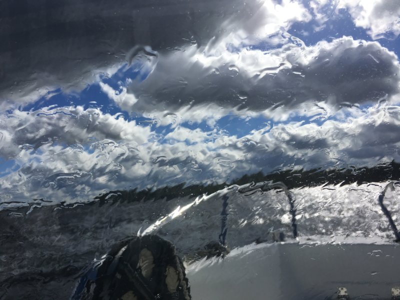 Storm on a Finnish lake