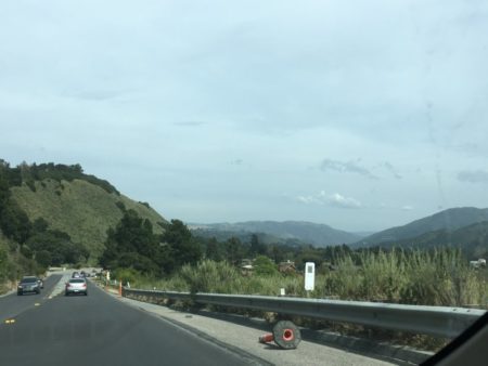 Driving to Carmel Valley from Carmel-by-the-Sea