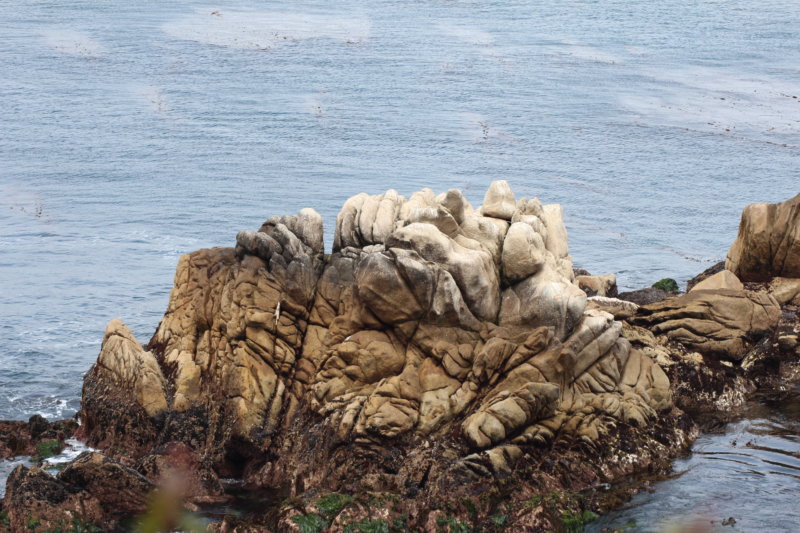 Pebble Beach rock formations