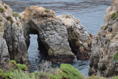 Point Lobos rock arch, California