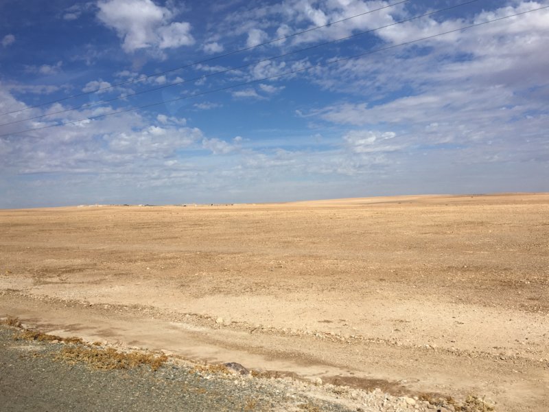 Desert landscape, Marrakech to Essaouira Desert landscape, Marrakech to Essaouira