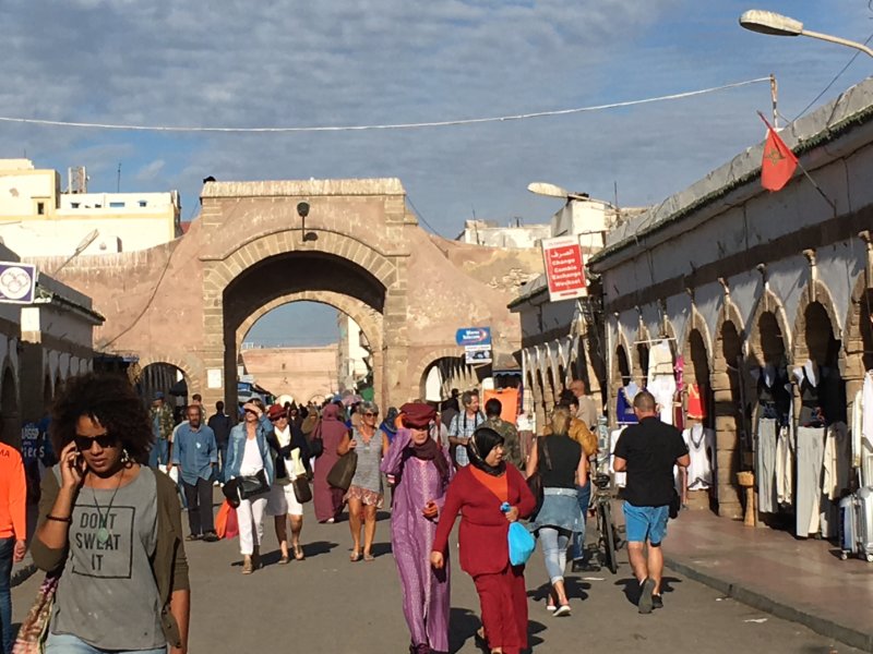 Essaouira medina Friday afternoon Essaouira medina, Morocco