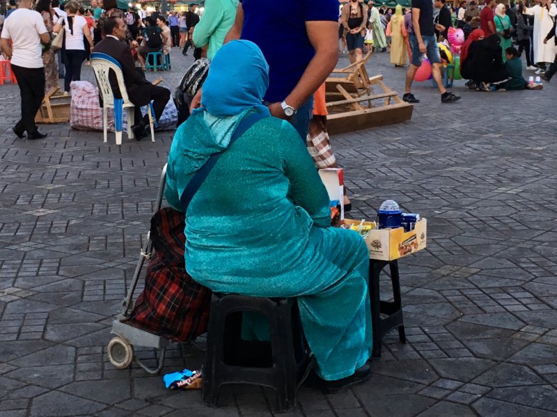 Marrakech: Jemaa el-Fna Jemaa el-Fna street seller