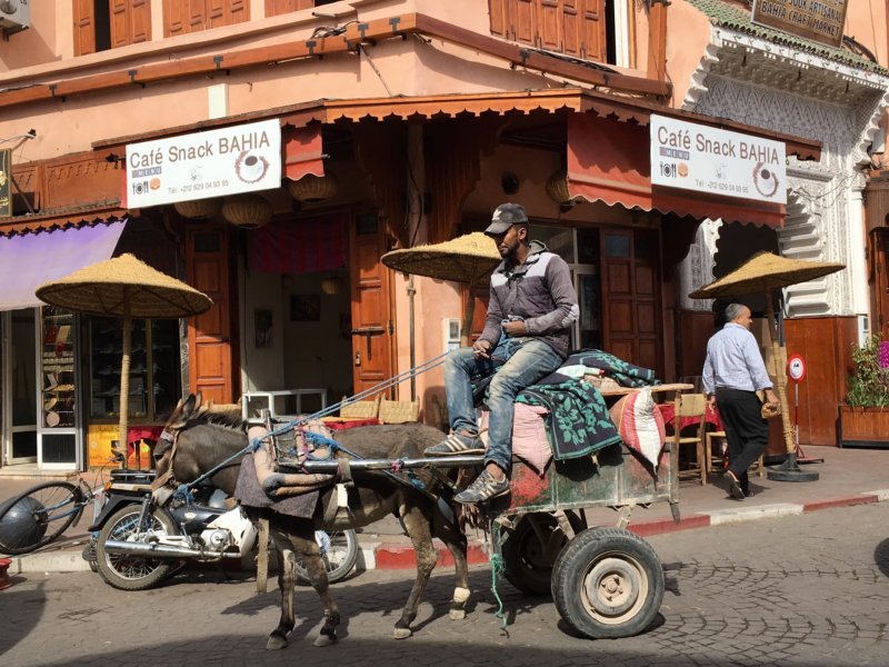 Marrakech Mellah local traffic Marrakech Mellah local traffic