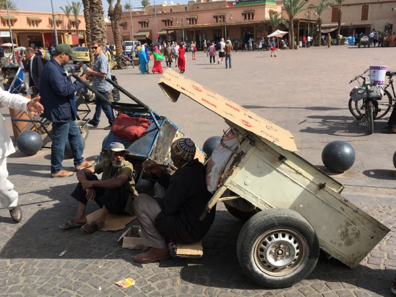 Marrakech Medina street life Marrakech Medina street life