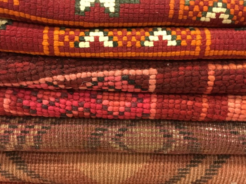 Marrakech souk: carpets Marrakech souk: carpets