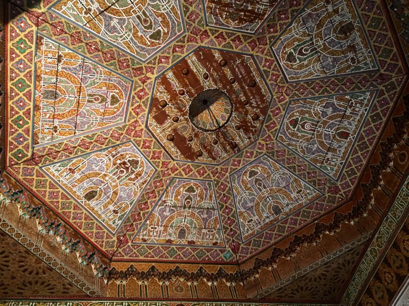 Interior decoration of the Palais Bahia, Marrakech Interior decoration of the Palais Bahia, Marrakech