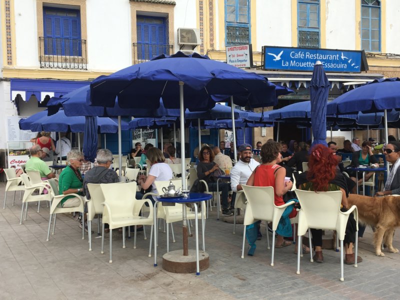 A Place Moulay Hassan cafe Place Moulau Hassan, Essaouira