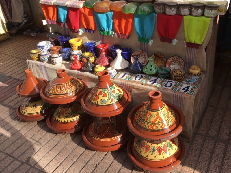 Tagine pots sold as souvenirs Souvenir tajine pots