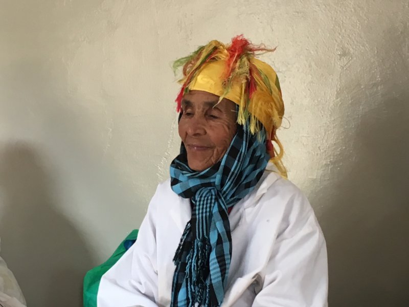 An old Moroccan woman