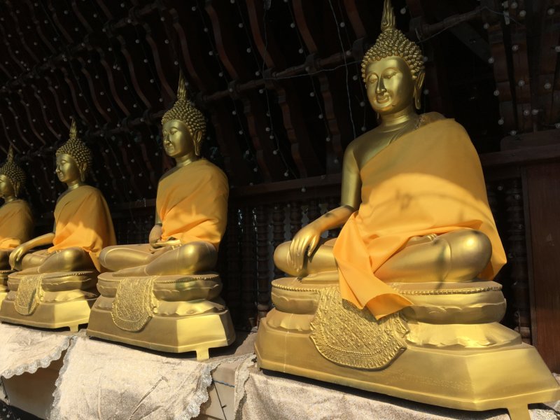 Buddha statues in Colombo, Sri Lanka