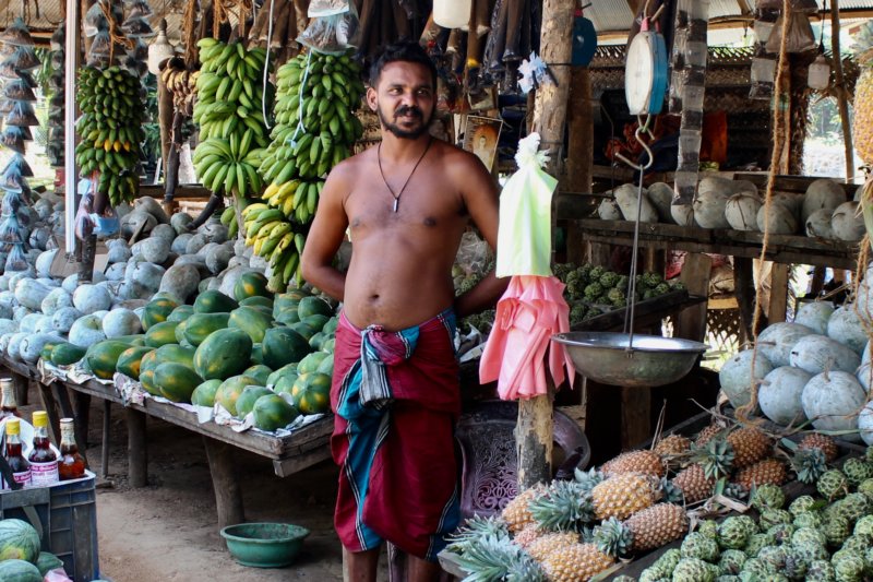 Fruit seller, Sri Lanka 