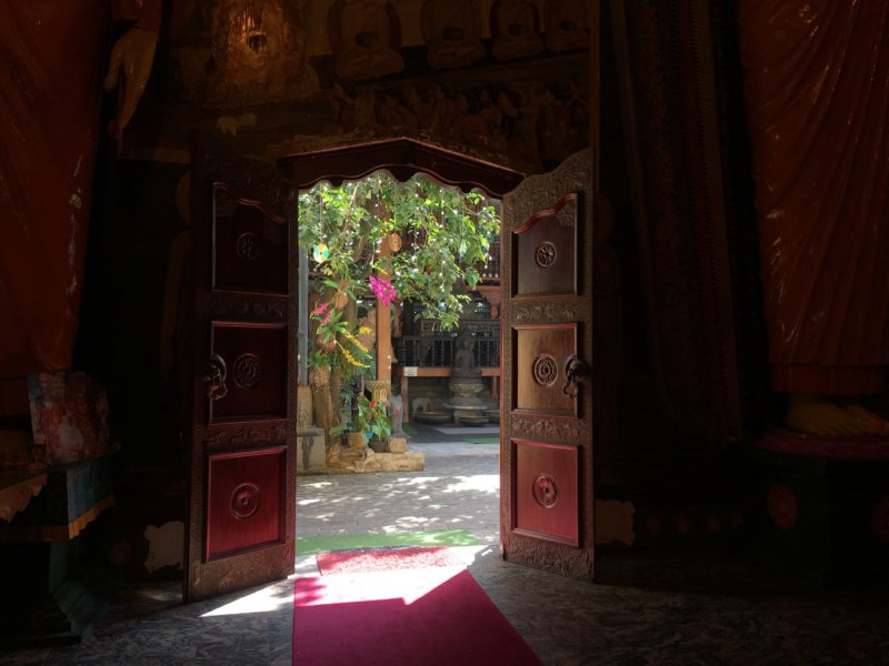 Gangaramaya Temple door, Colombo