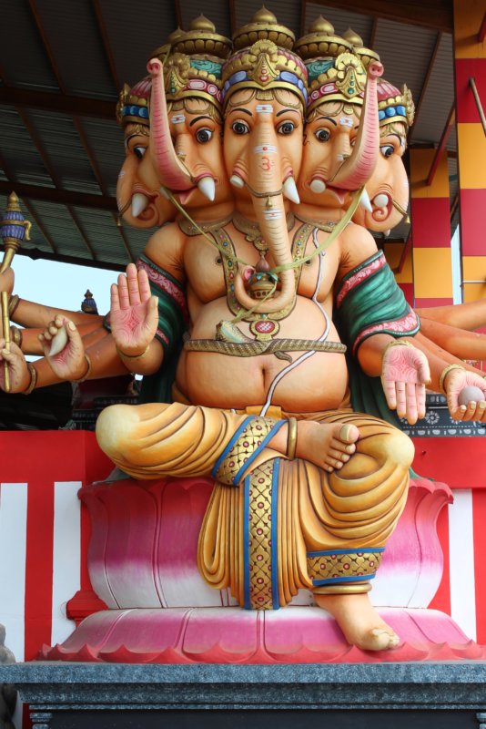 Hindu temple elephant heads