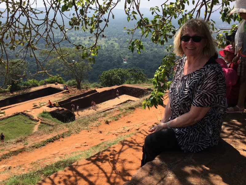 On the top of Sigiriya Rock, Sri Lanka