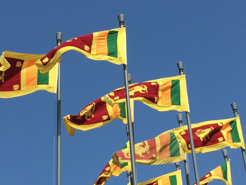 Sri Lanka flags