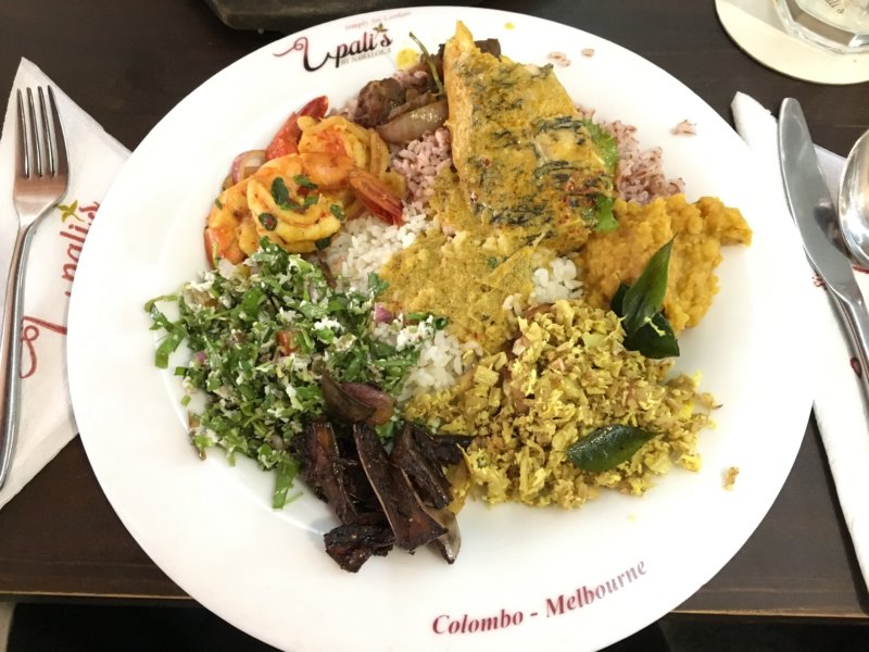 Sri Lankan lunch, Colombo