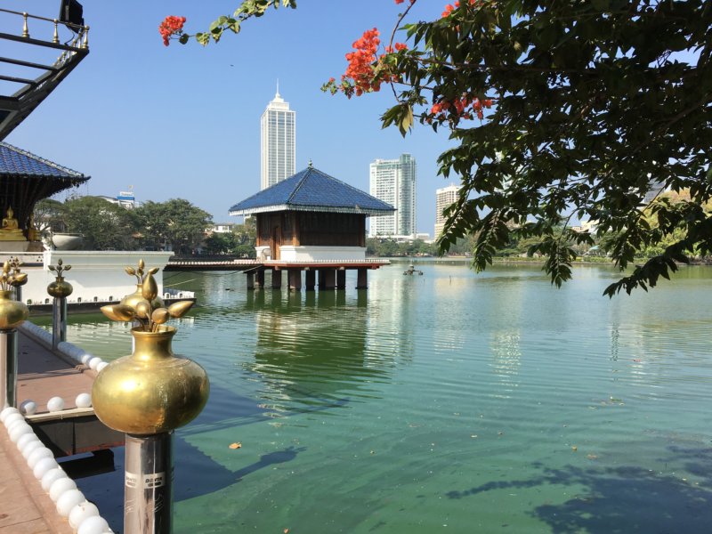 View of Central Colombo, Sri Lanka
