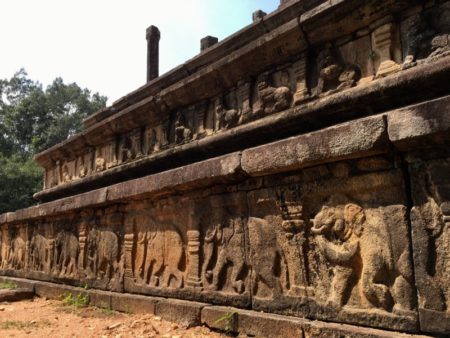 Council Chamber with elephant carvings