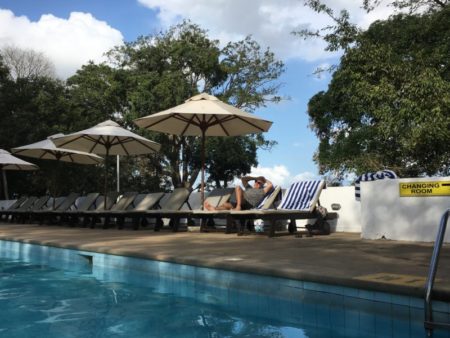 Relaxing at Nuwarawewa