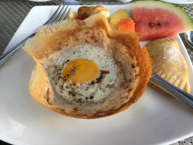 Sri Lankan hopper breakfast Sri Lankan hopper breakfast