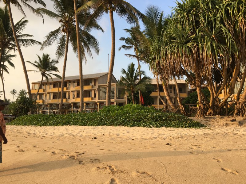 Insight Resort from Ahangama beach