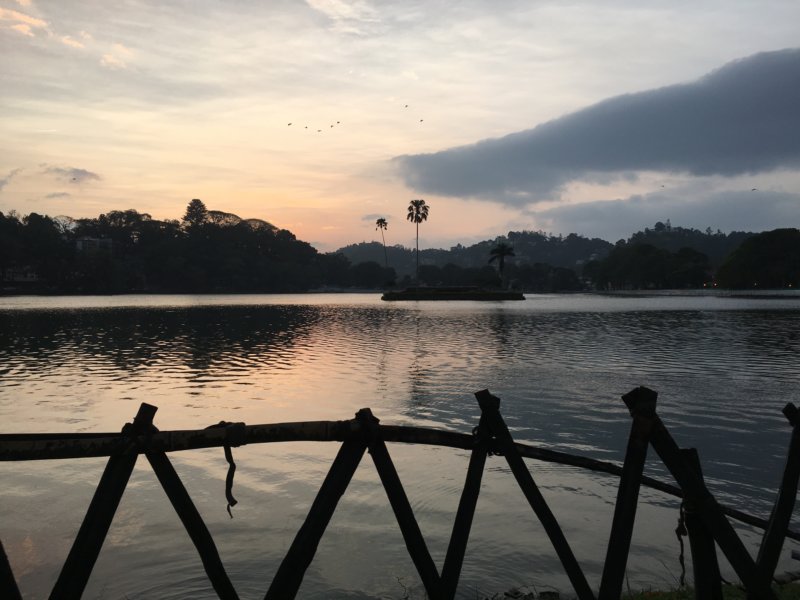 Kandy Lake Kandy lakeside view
