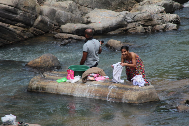 Laundry day, Sri Lanka tea country