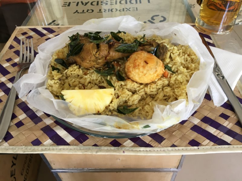 Picnic lunch at tea factory