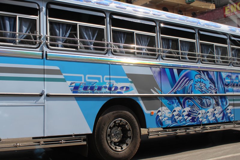 Typical Sri Lankan bus